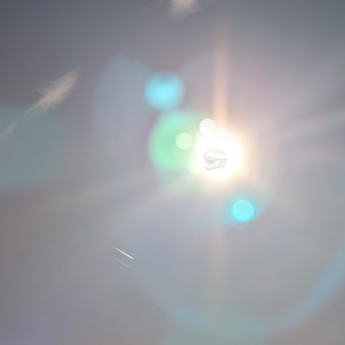 light from a black hole escapes